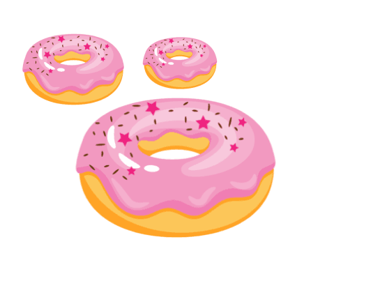 Dog Behind Donut coin icon